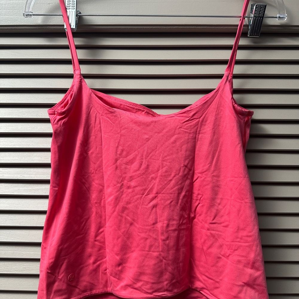 Lululemon Wundermost Spaghetti-Strap Cami Tank Top Glaze Pink M #0038 - Picture 3 of 5